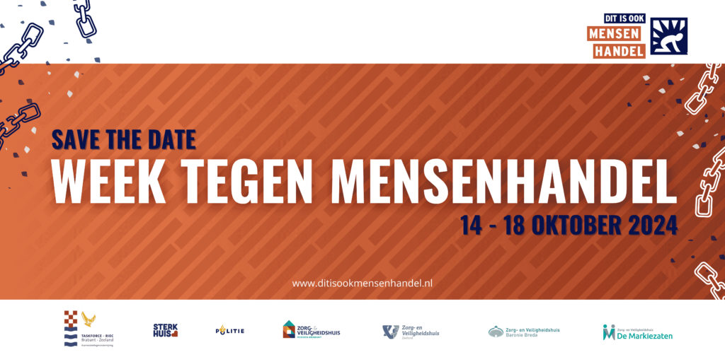 Save the date week tegen mensenhandel 2024